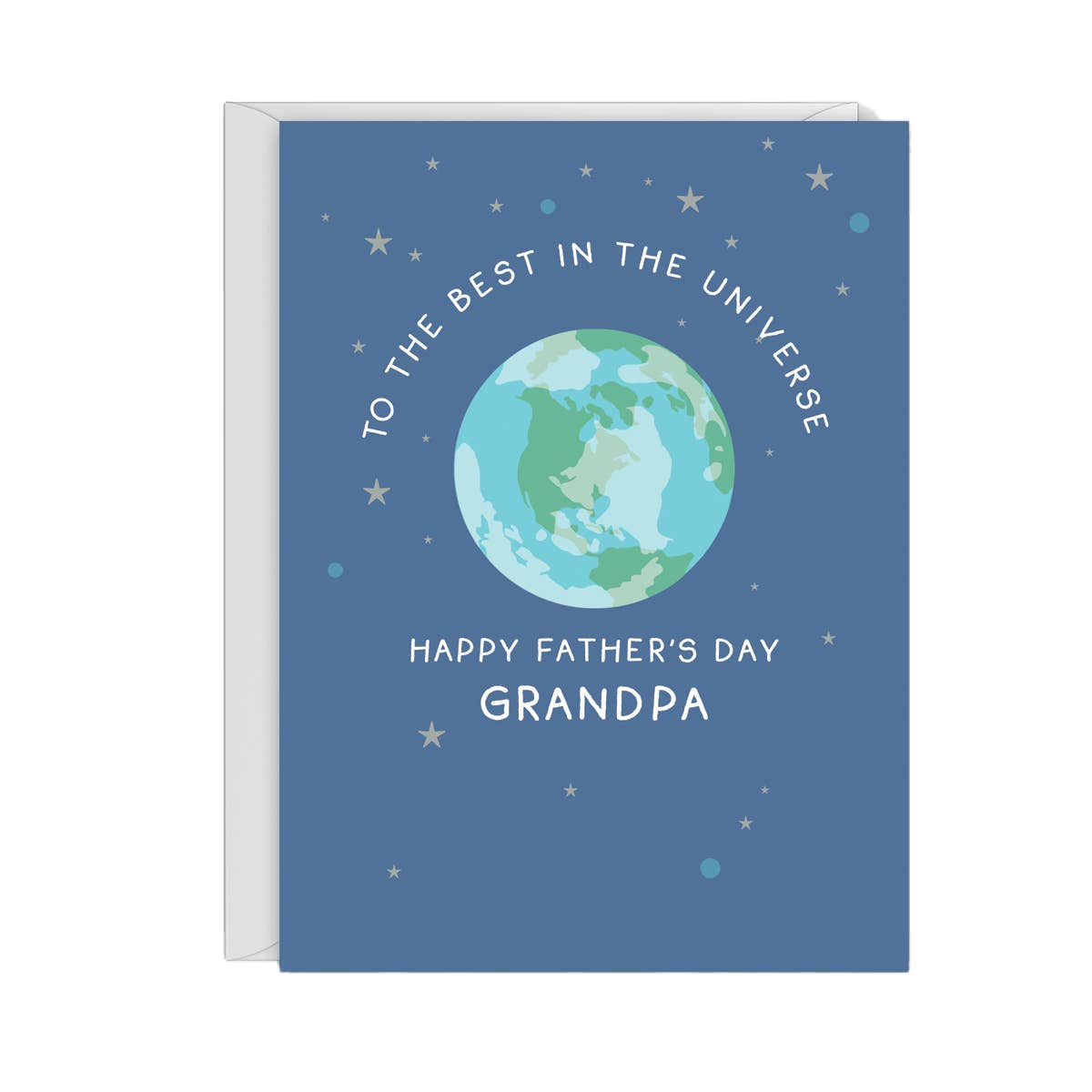 Best Grandpa in the Universe Fatherʻs Day Card