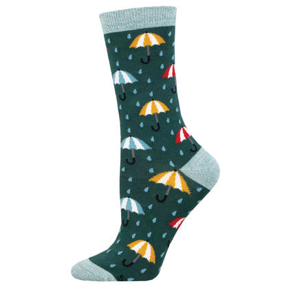 Umbrellas in the Rain - Women's Socks