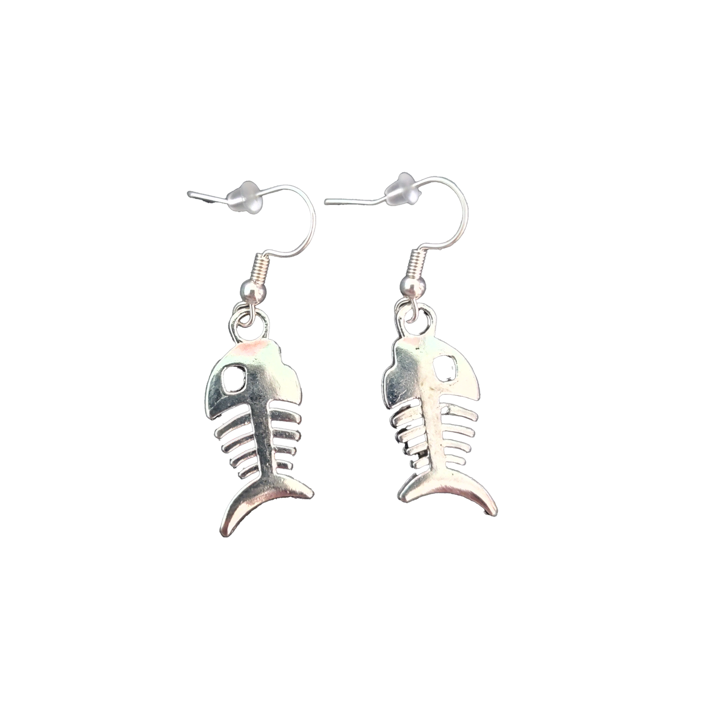 Fish Bone  Dangle Earrings
