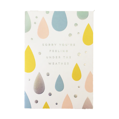 Sorry You're Feeling Under The Weather Card