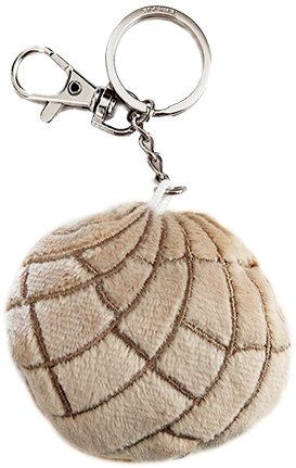 Plush Concha Keychain