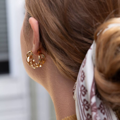Vintage Chain Link Hoops