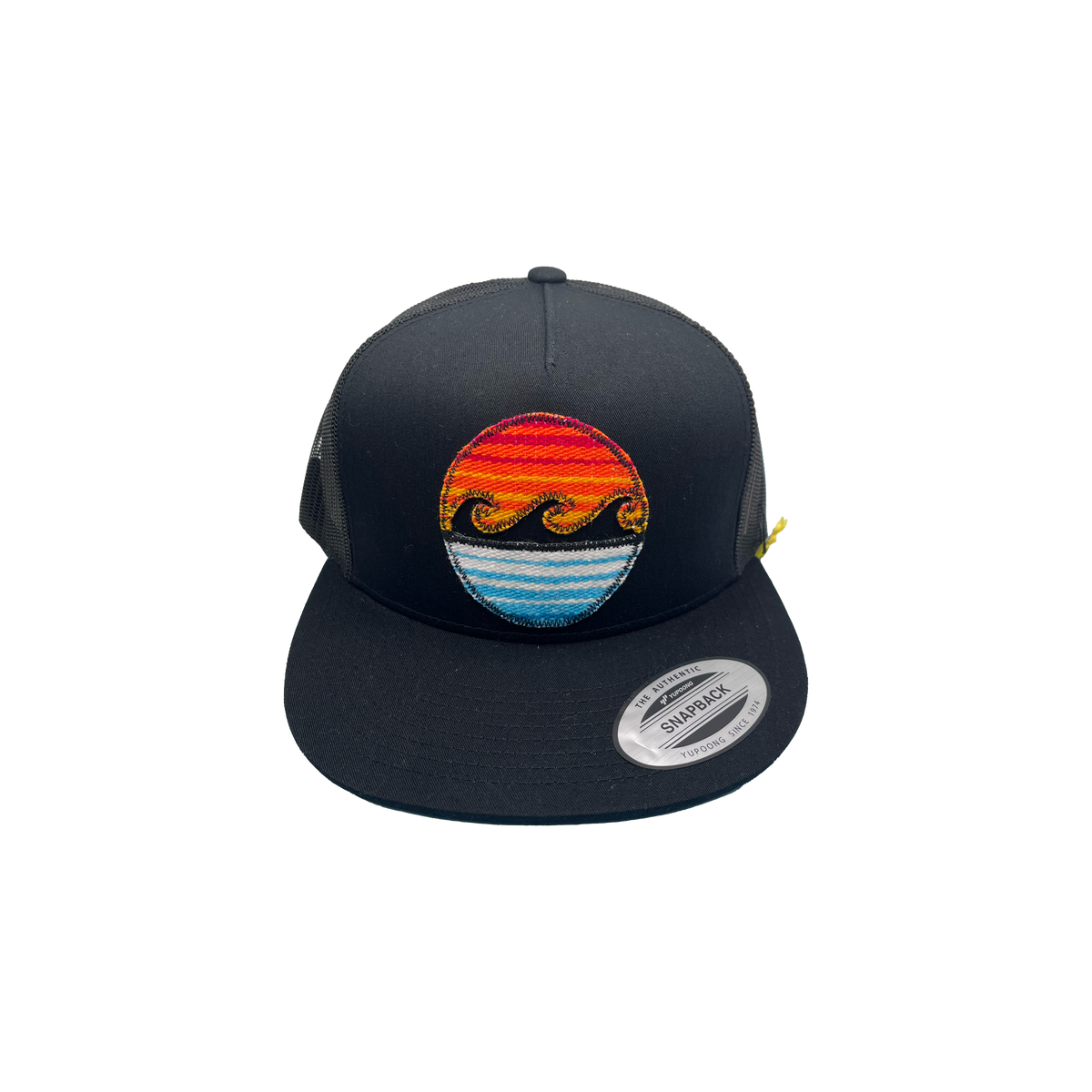 Wave Serape Flat Brim Snapback