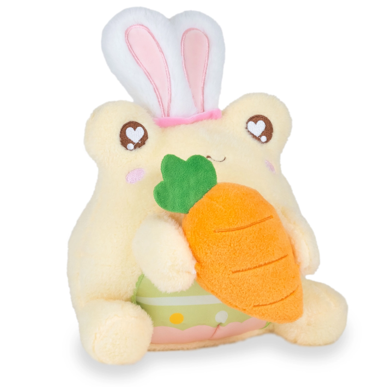 Carrot Lovin' Bunny Wawa Frog Plush