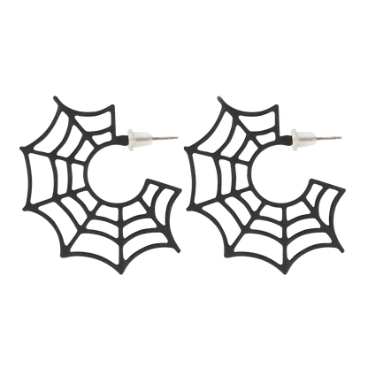 Halloween Spiderweb Earrings