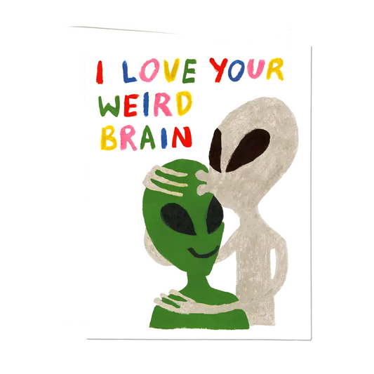 Alien Love Greeting Card