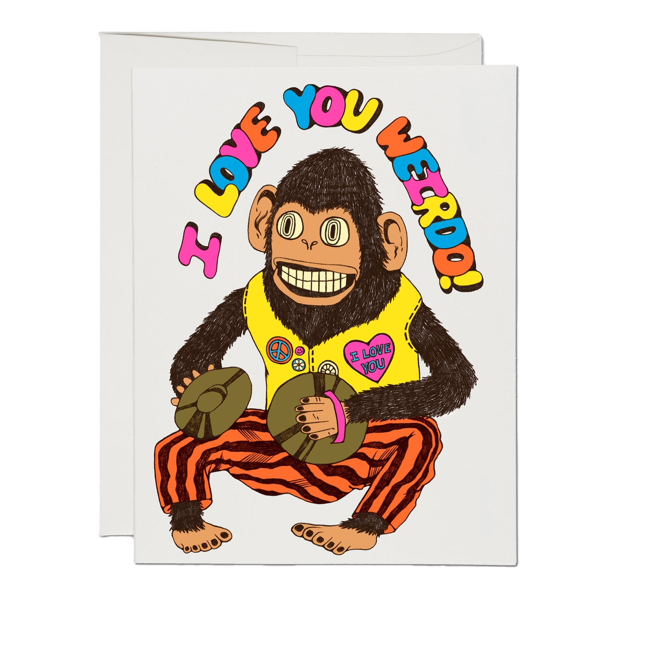 Weirdo Love Greeting Card