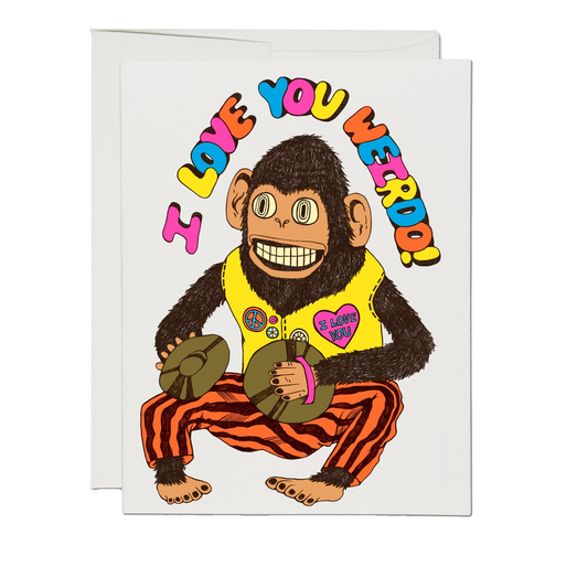 Weirdo Love Greeting Card