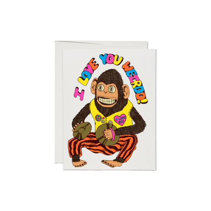Weirdo Love Greeting Card