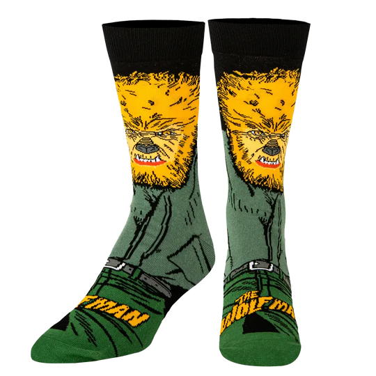 Wolf Man Mens Socks