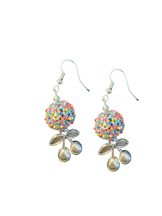 Whimsical Cherry Earrings