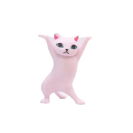 Dancing Cat Figurine