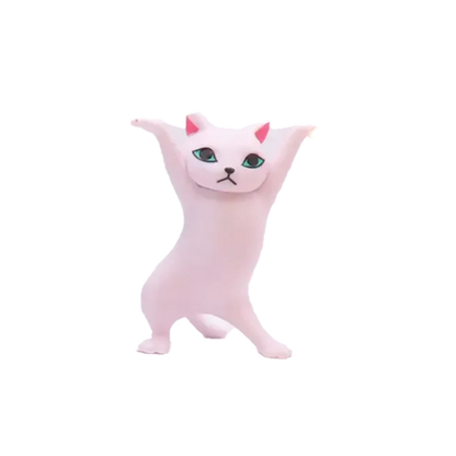 Dancing Cat Figurine