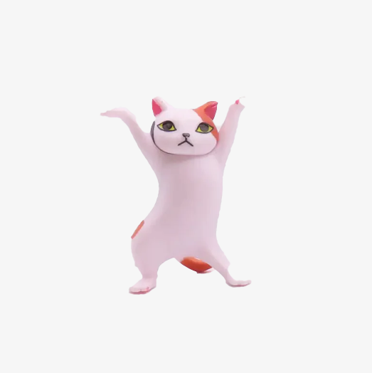 Dancing Cat Figurine