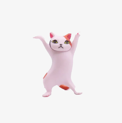 Dancing Cat Figurine