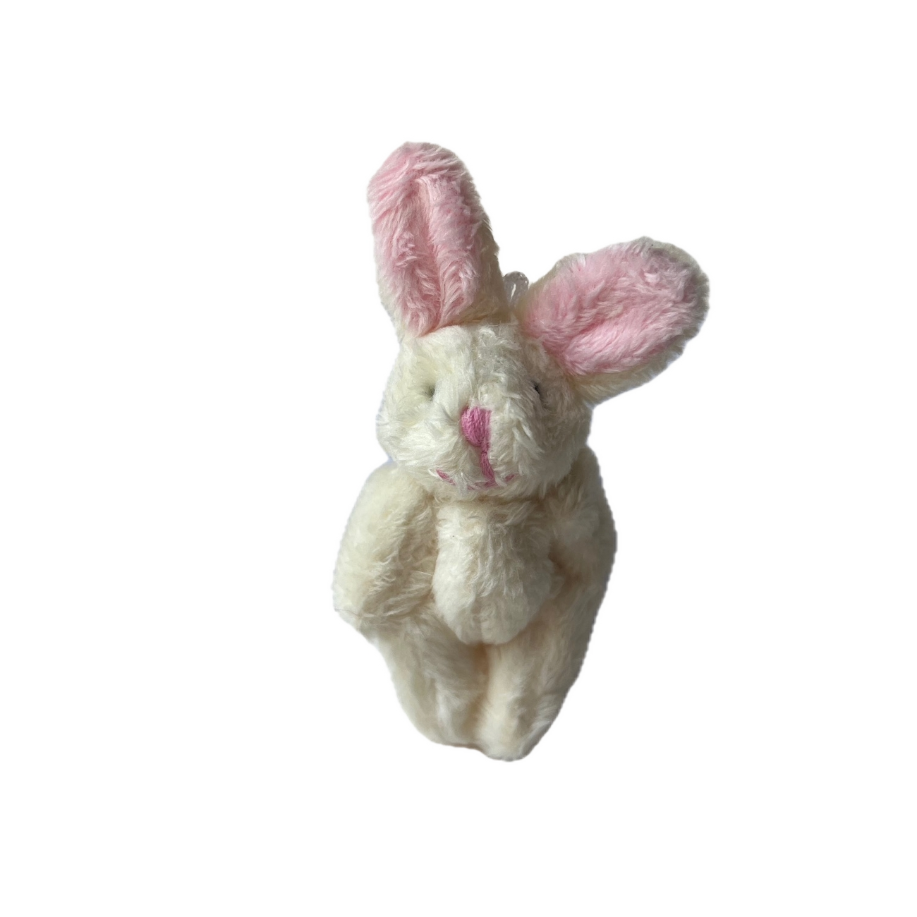 Mini White Plush Bunny Rabbit