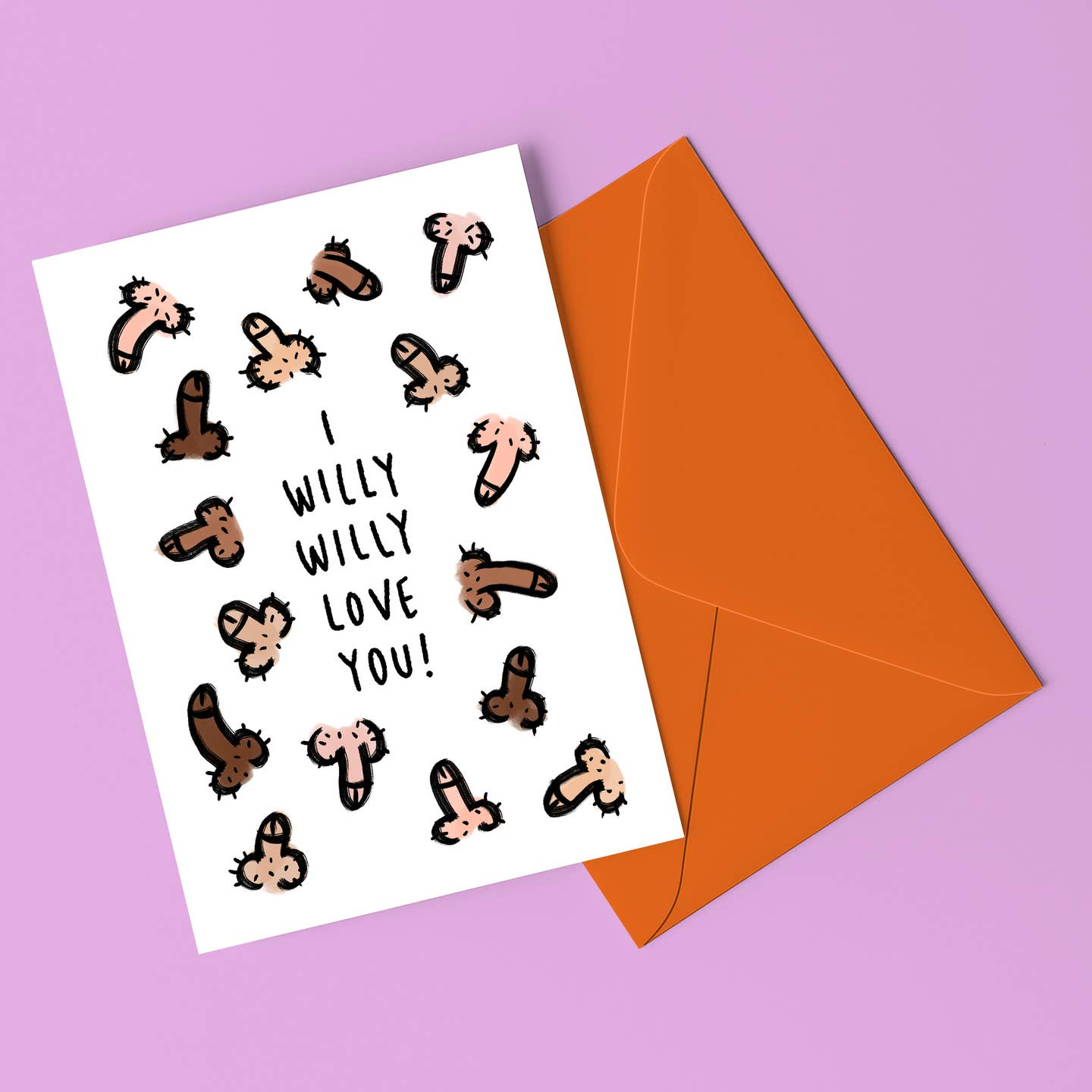 I Willy Love You Love Card