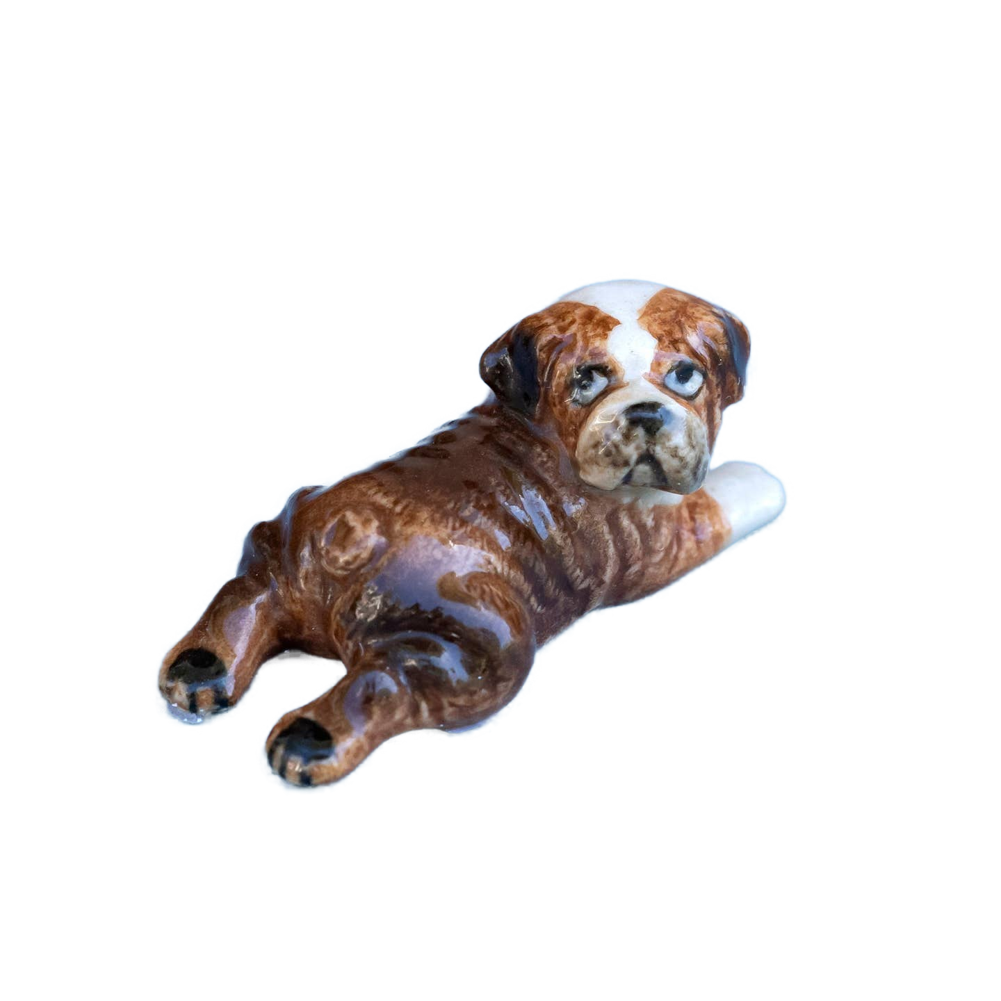 Winston British Bulldog Porcelain Miniature