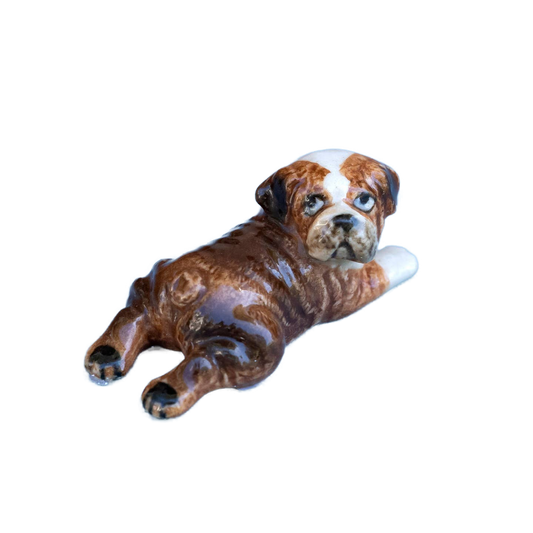 Winston British Bulldog Porcelain Miniature
