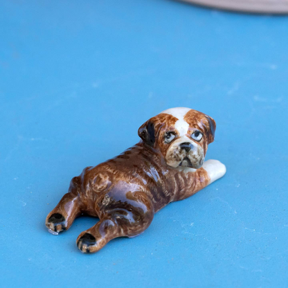 Winston British Bulldog Porcelain Miniature