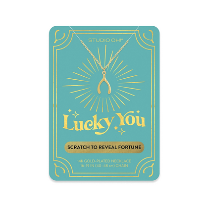 Wishbone Lucky You Necklace