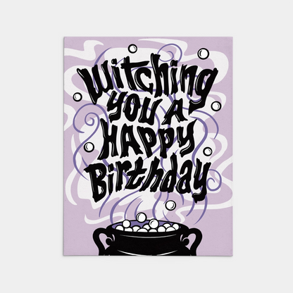 Witching You a Happy Birthday Card