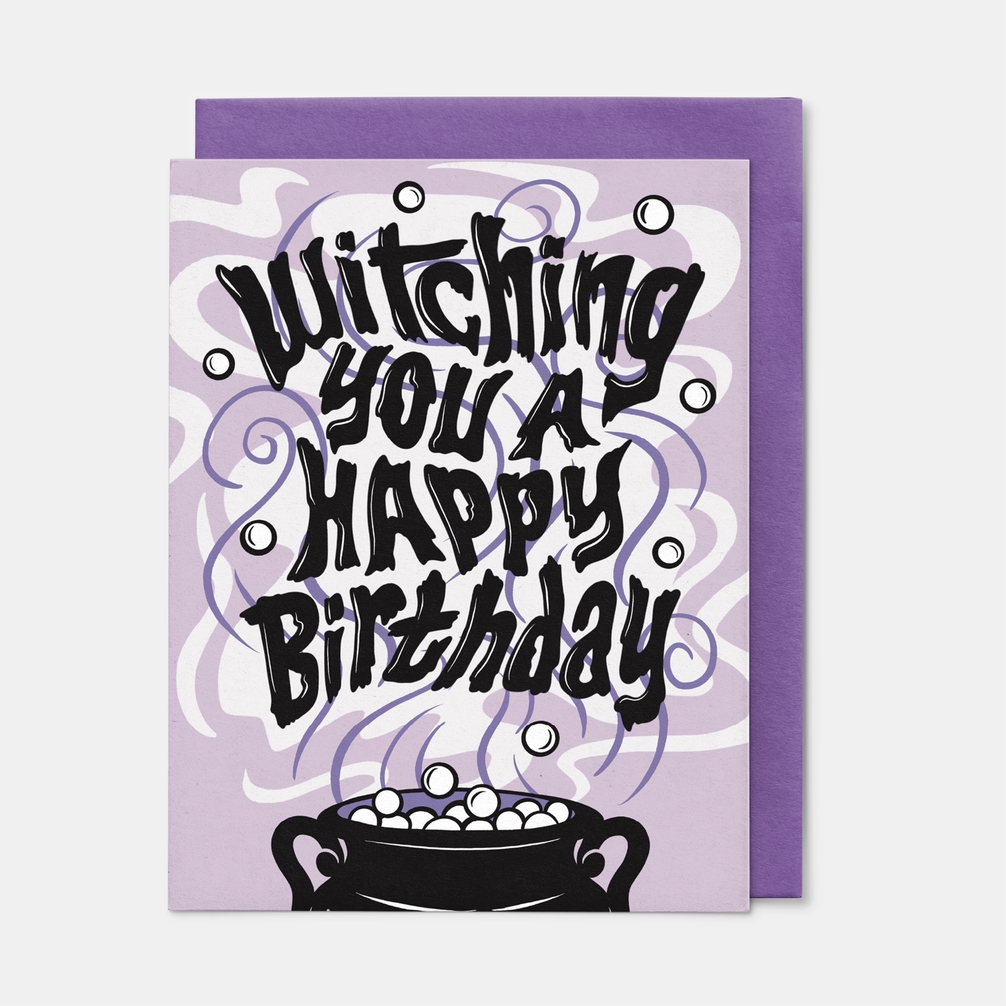 Witching You a Happy Birthday Card