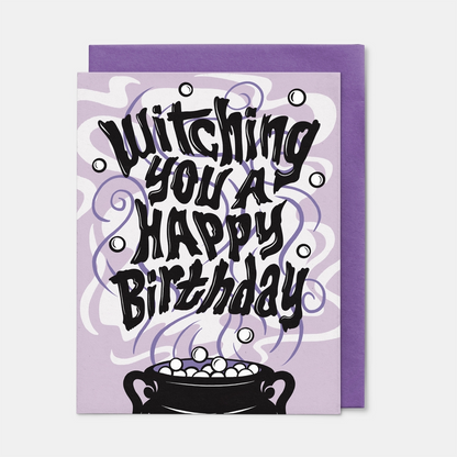 Witching You a Happy Birthday Card