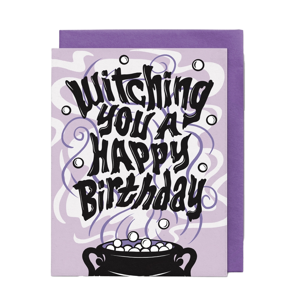 Witching You a Happy Birthday Card