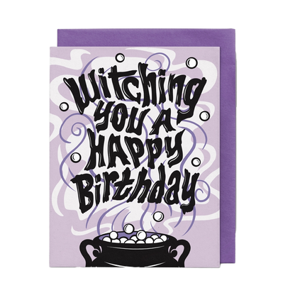 Witching You a Happy Birthday Card