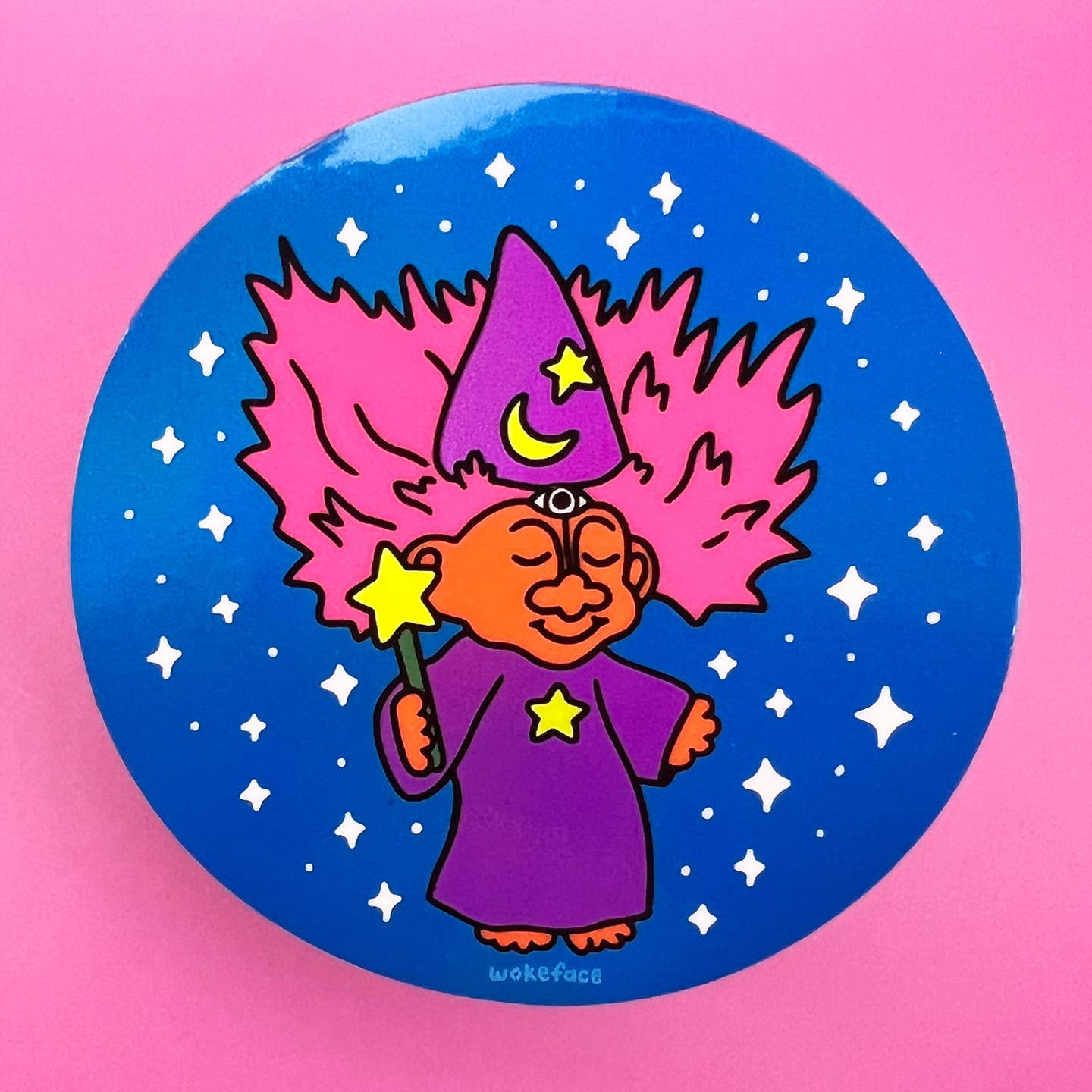 Wizard Troll Magic Sticker