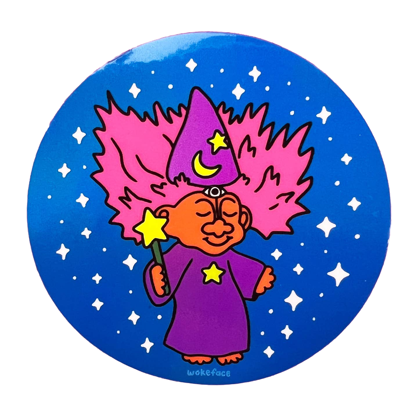 Wizard Troll Magic Sticker