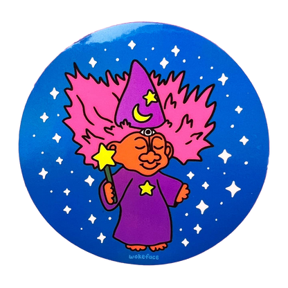 Wizard Troll Magic Sticker