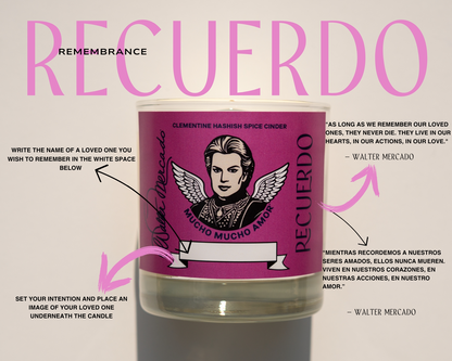 Recuerdo Walter Mercado Candle