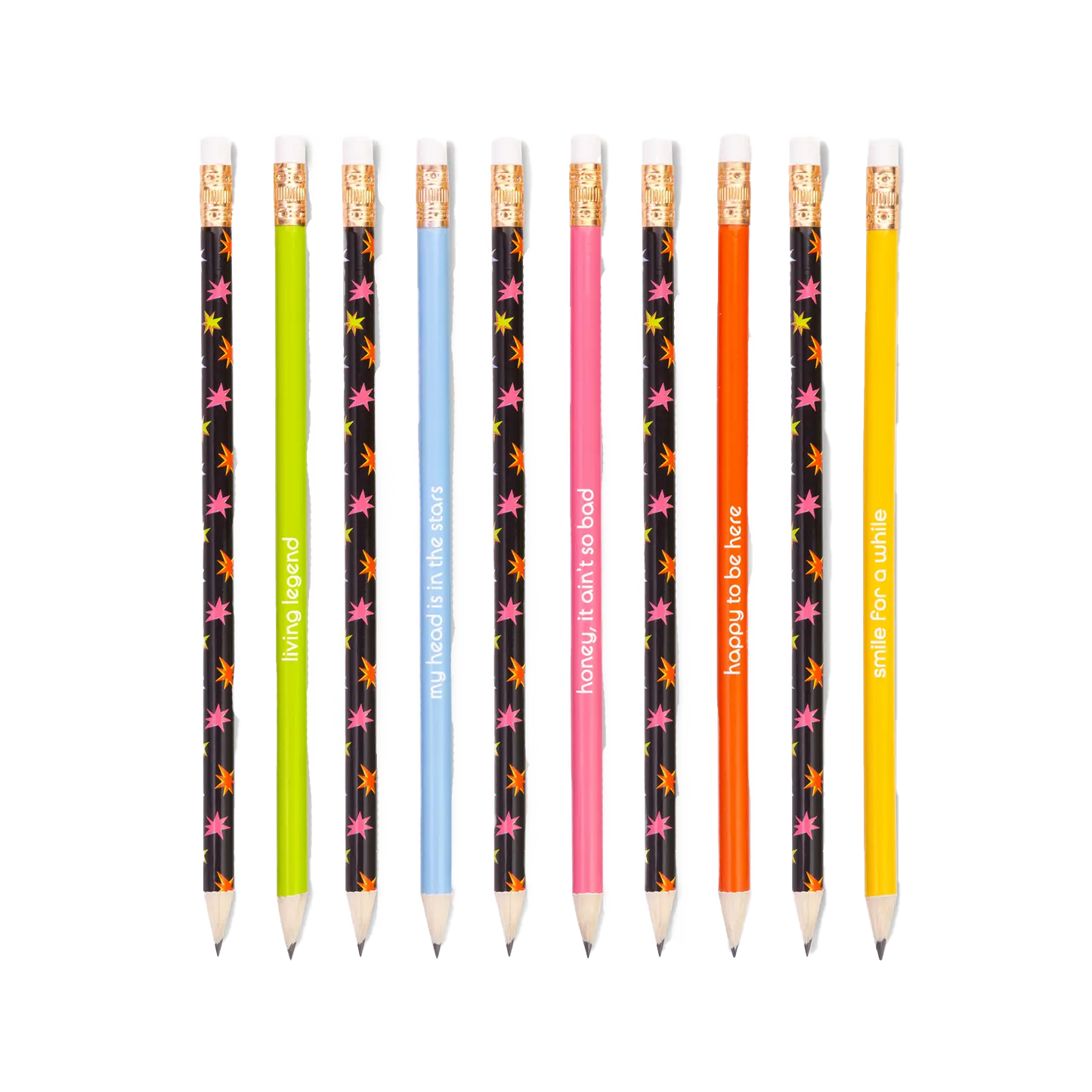 Starburst Pencil Set