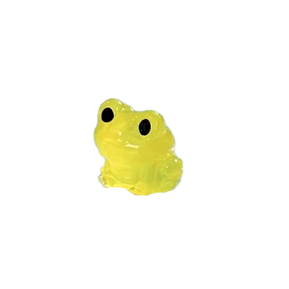 Frog Figurines Glow in the Dark