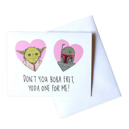 Yoda One For Me! Card