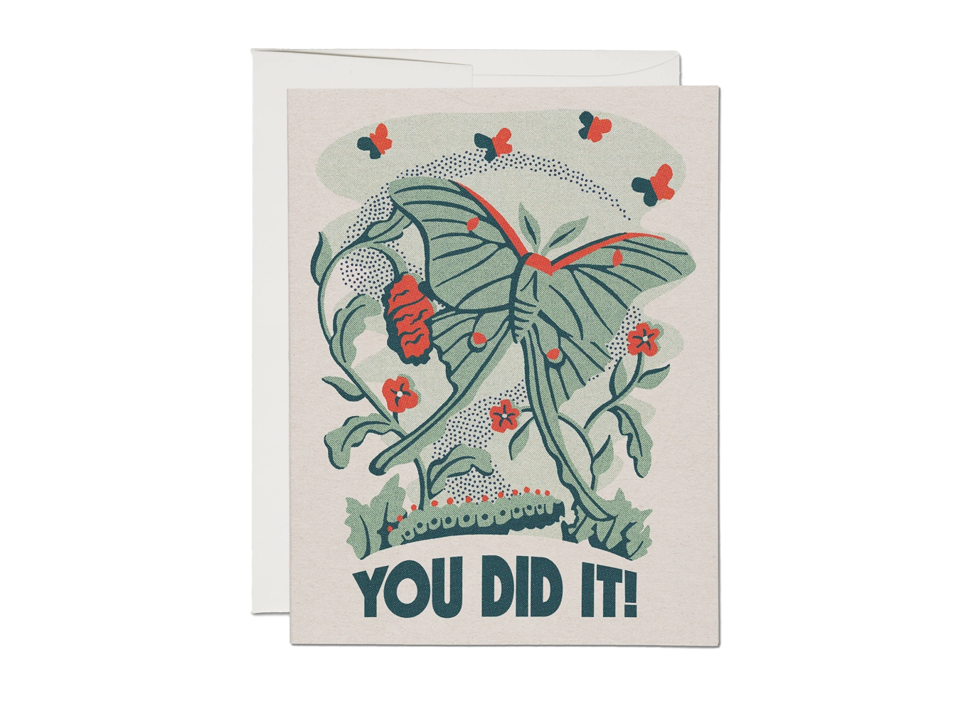 You Did It Moth Card