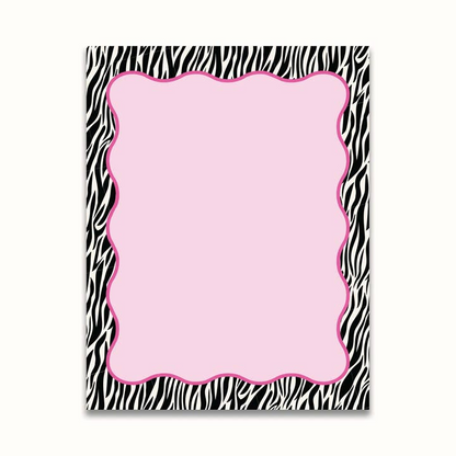 Zebra Print Mini Notepad