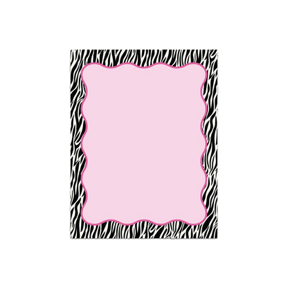Zebra Print Mini Notepad