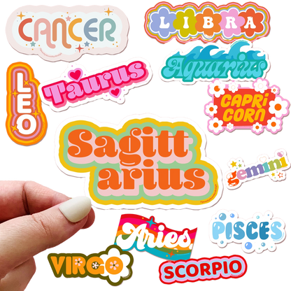 Astrological Zodiac Sticker