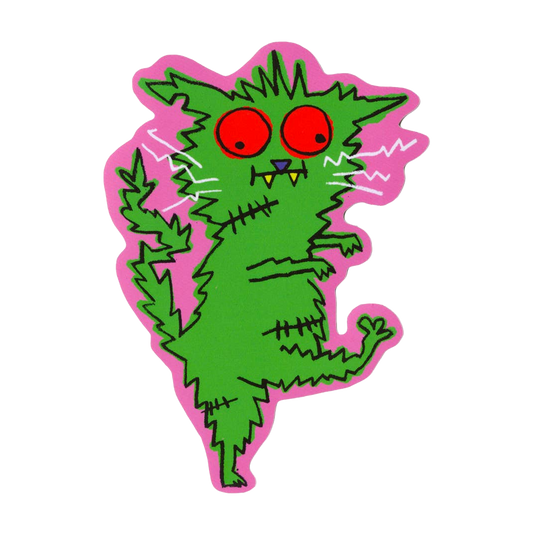 Frankencat Sticker