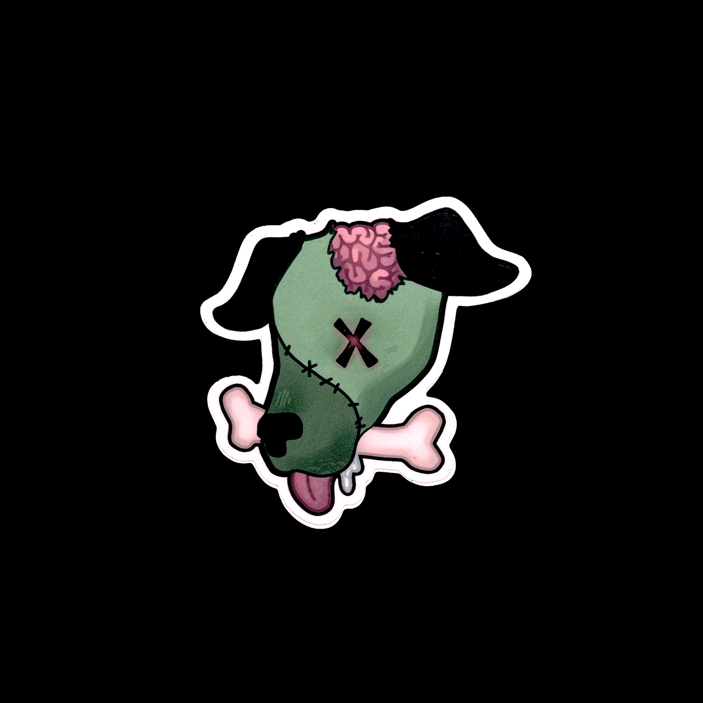 Zombie Pup Sticker