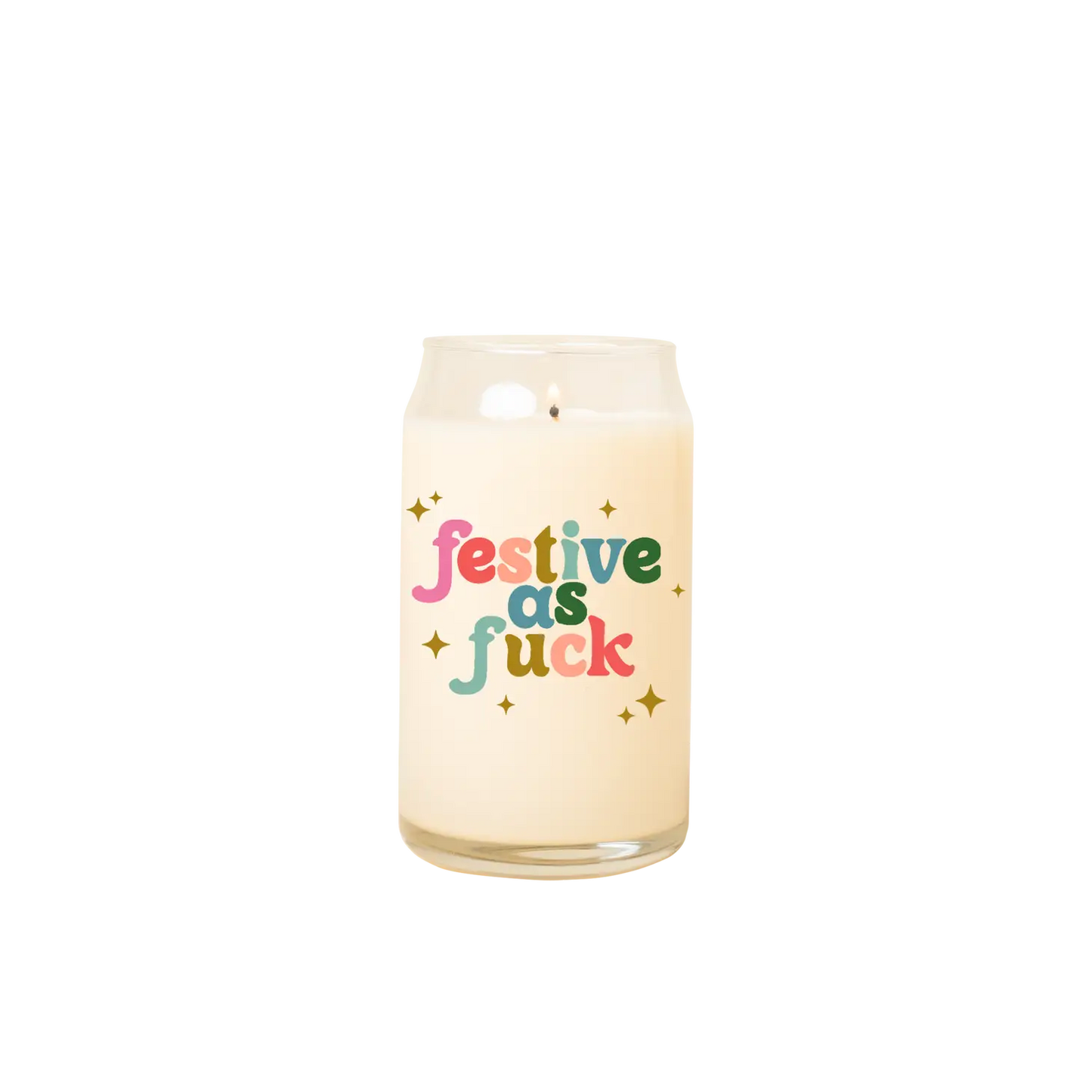 Festive as Fuck Candle