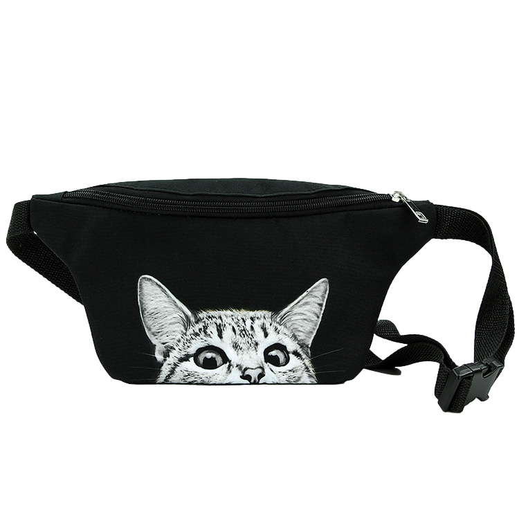 Peeking Cat Fanny Pack