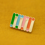 Rainbow Tubes Pin