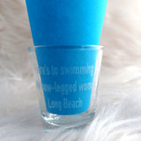 Swimming In Long Beach Shot Glass