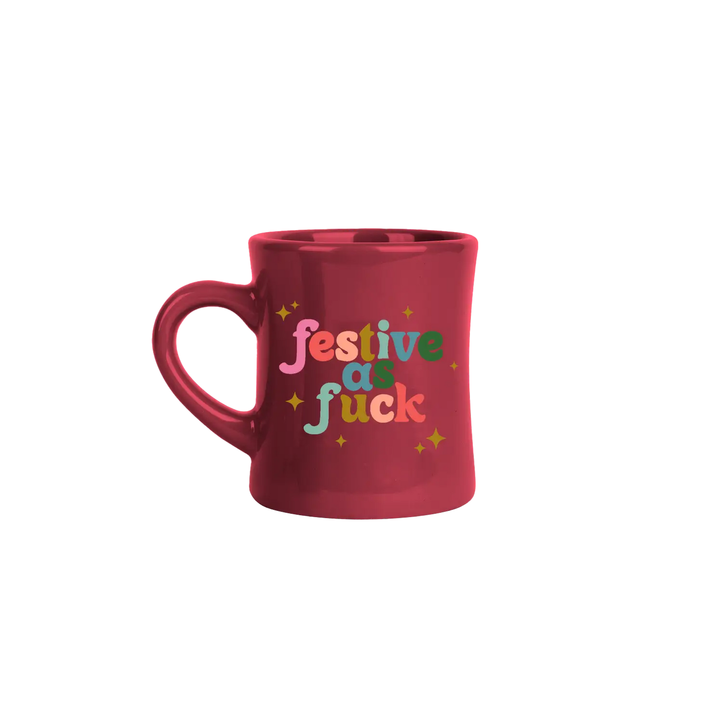 Festive as Fuck Diner Mug