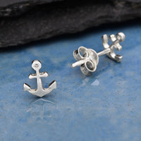 Anchor Post Earrings