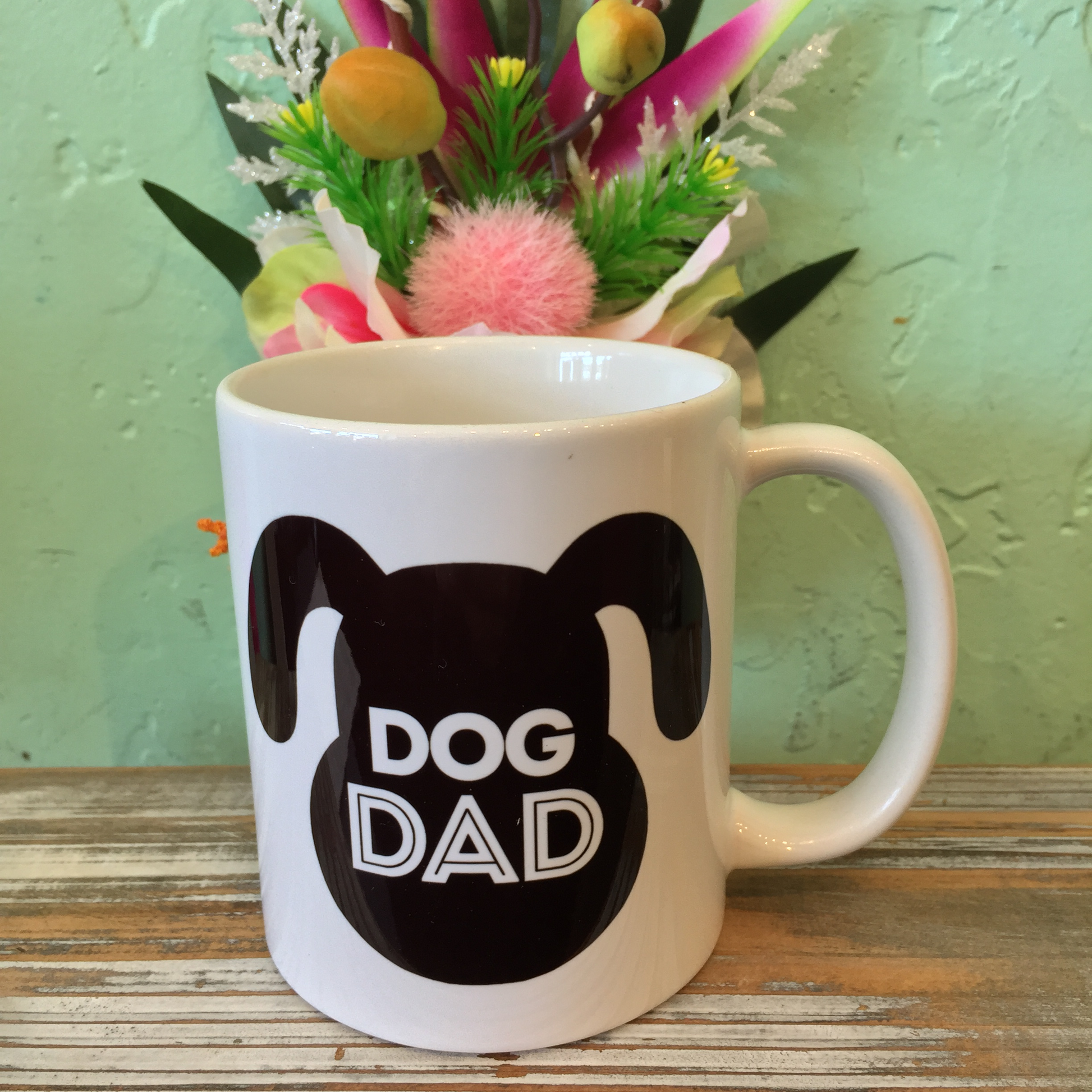 ceramic dog dad mug